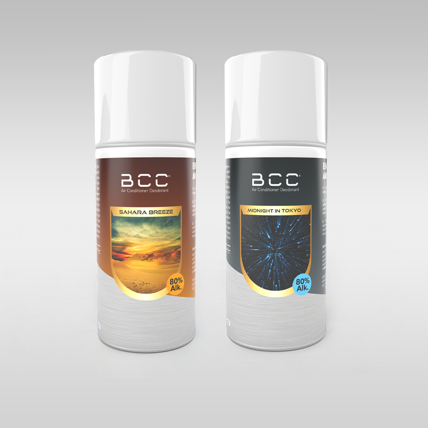 2x Air Conditioner Deodorant - Midnight in Tokyo/Sahara Breeze