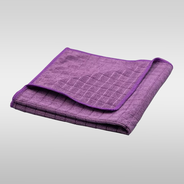 Microfaser Gittertuch - lila (40x40cm)