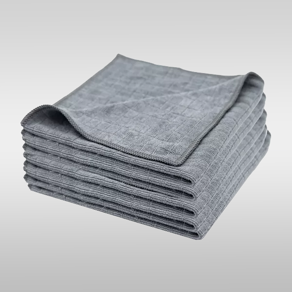 Microfaser Gittertuch - grau (40x40cm) - 5er Pack
