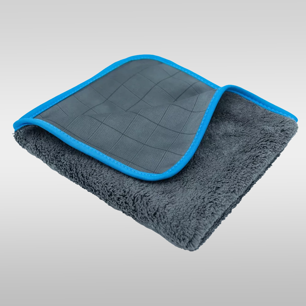 Carbonfaser Double Pflegetuch - Blau (22x22cm)